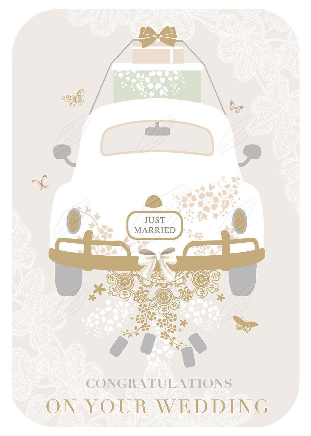 00027957DEV - Deva Evans is represented by Pure Art Licensing Agency - Wedding Greeting Card Design