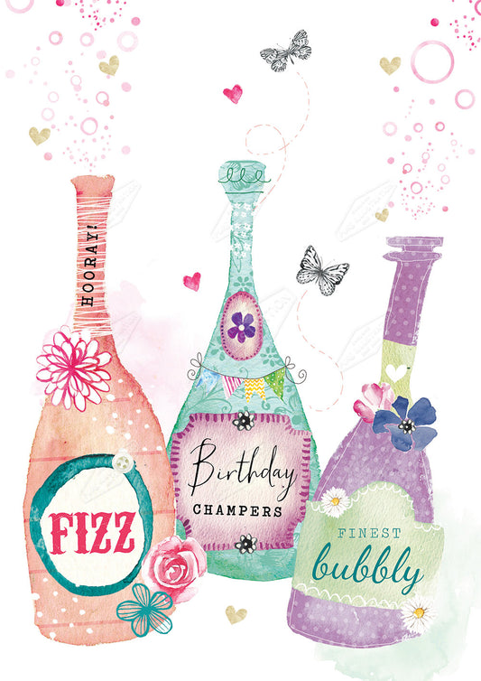 00028106EST- Emily Stalley is represented by Pure Art Licensing Agency - Birthday Greeting Card Design