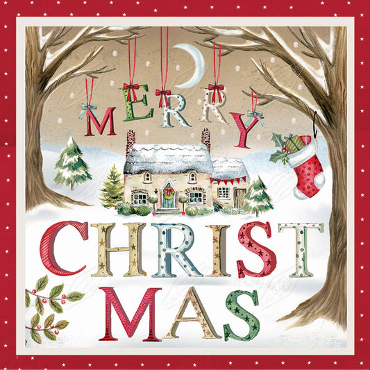 00028459DEV - Deva Evans is represented by Pure Art Licensing Agency - Christmas Greeting Card Design