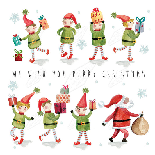 00028461DEV - Deva Evans is represented by Pure Art Licensing Agency - Christmas Greeting Card Design