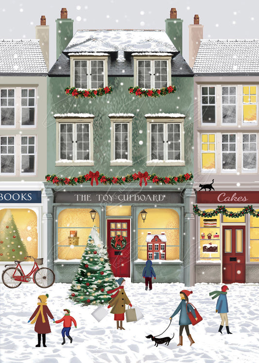 00028511DEV - Deva Evans is represented by Pure Art Licensing Agency - Christmas Greeting Card Design