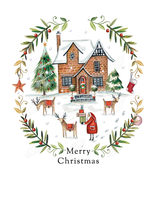 00028676DEV - Deva Evans is represented by Pure Art Licensing Agency - Christmas Greeting Card Design