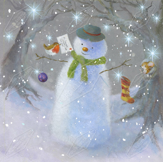 00029177JPA- Jan Pashley is represented by Pure Art Licensing Agency - Christmas Greeting Card Design