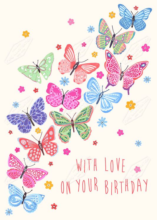 00029340SSN- Sian Summerhayes is represented by Pure Art Licensing Agency - Birthday Greeting Card Design