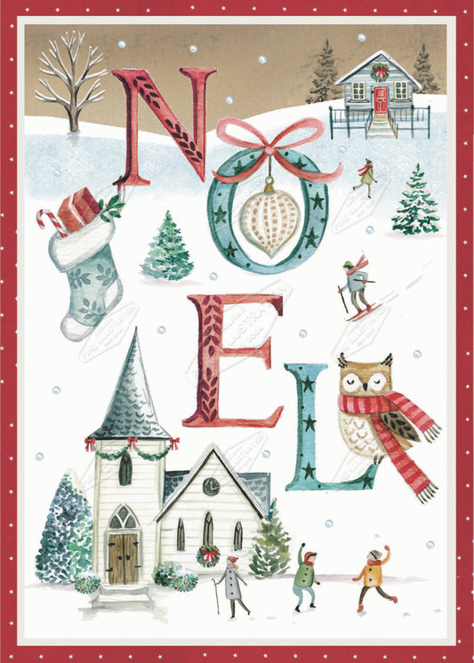 00029432DEV - Deva Evans is represented by Pure Art Licensing Agency - Christmas Greeting Card Design