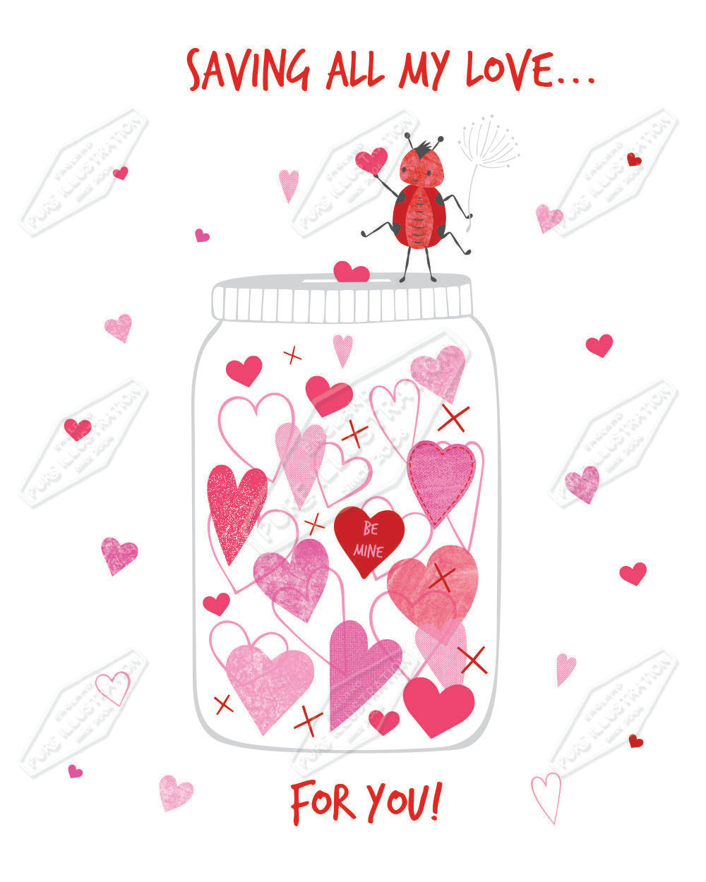 Valentines Design by Gill Eggleston for Pure Art Licensing Agency & Surface Design Studio
