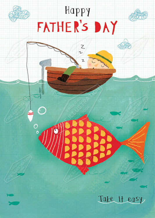 Fishing Father's Day by Cory Reid for Pure Art Licensing Agency & Surface Design Studio