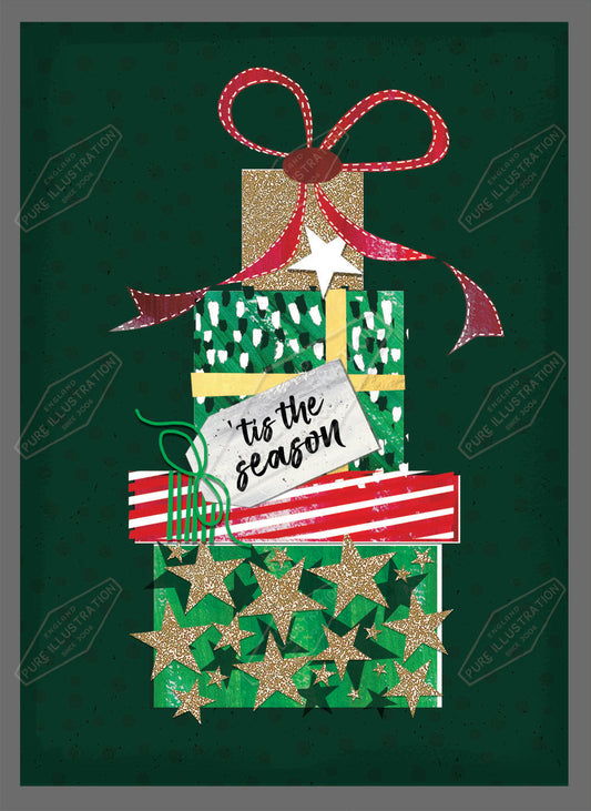 00030177SLA- Sarah Lake is represented by Pure Art Licensing Agency - Christmas Greeting Card Design