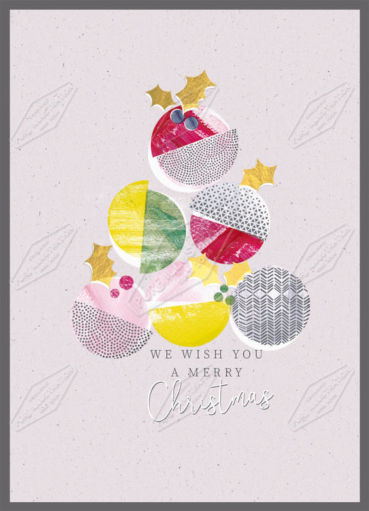 00030186SLA- Sarah Lake is represented by Pure Art Licensing Agency - Christmas Greeting Card Design