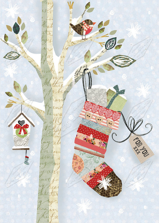 00032055DEV - Deva Evans is represented by Pure Art Licensing Agency - Christmas Greeting Card Design