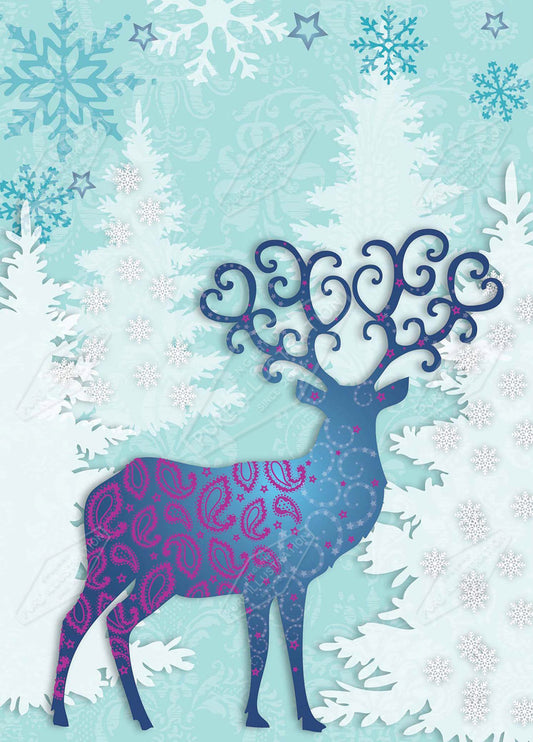 00032120AMC - Amanda McDonough is represented by Pure Art Licensing Agency - Christmas Greeting Card Design