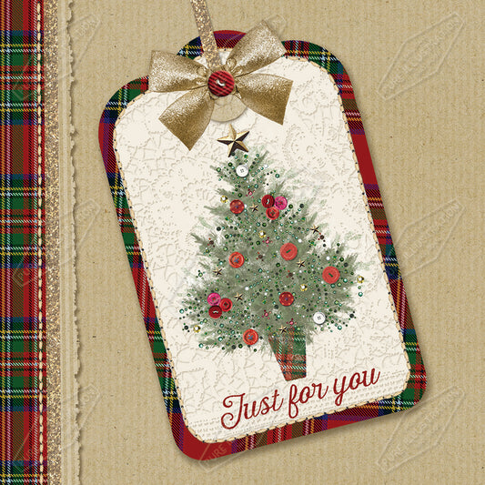 00032226KSP- Kerry Spurling is represented by Pure Art Licensing Agency - Christmas Greeting Card Design