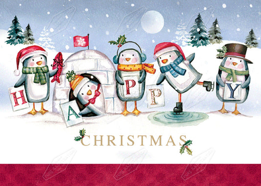 00032340DEV - Deva Evans is represented by Pure Art Licensing Agency - Christmas Greeting Card Design