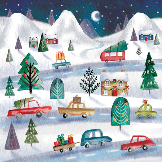 00032429DEV - Deva Evans is represented by Pure Art Licensing Agency - Christmas Greeting Card Design
