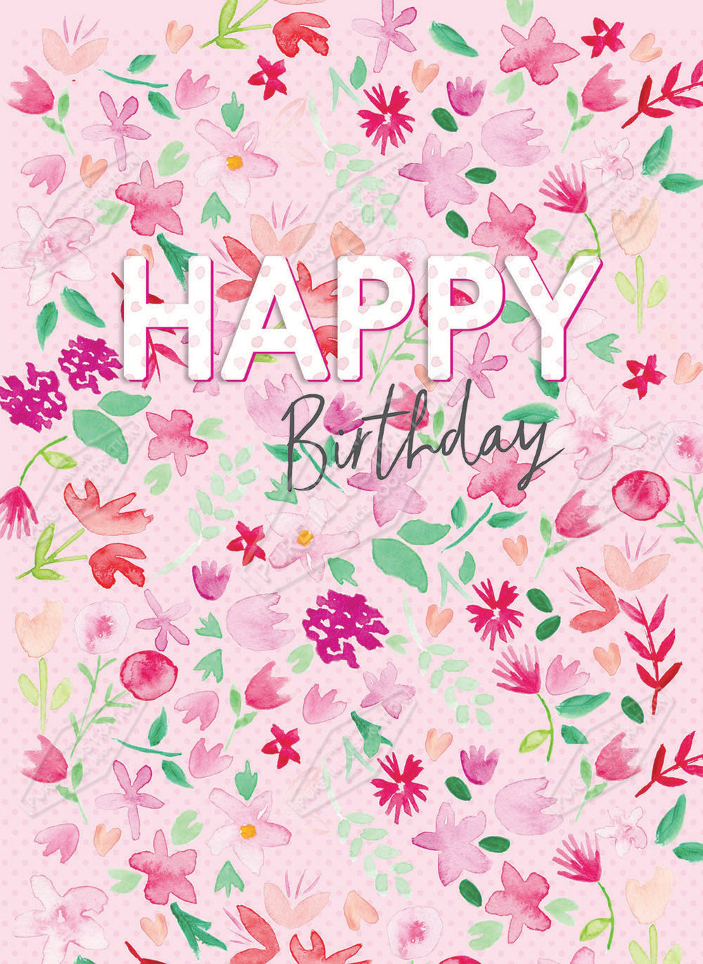00032476SLA- Sarah Lake is represented by Pure Art Licensing Agency - Birthday Greeting Card Design