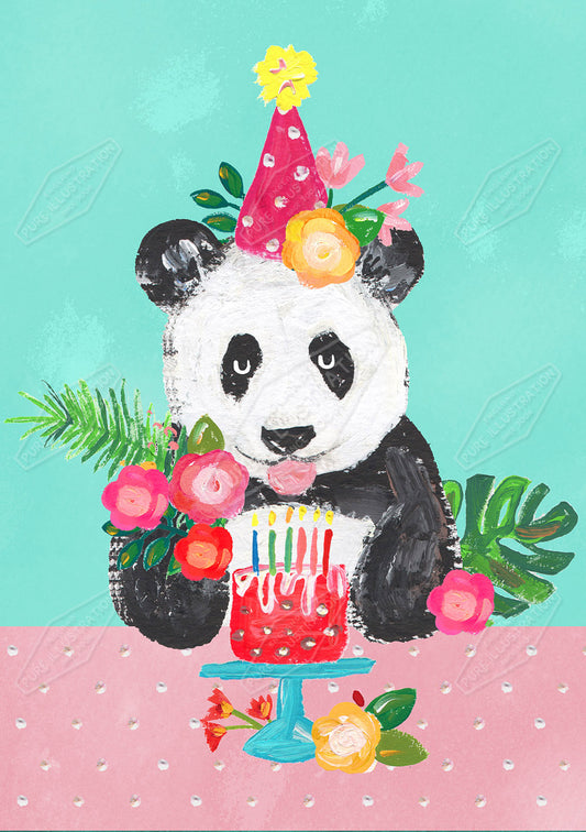 00033181KSP- Kerry Spurling is represented by Pure Art Licensing Agency - Birthday Greeting Card Design