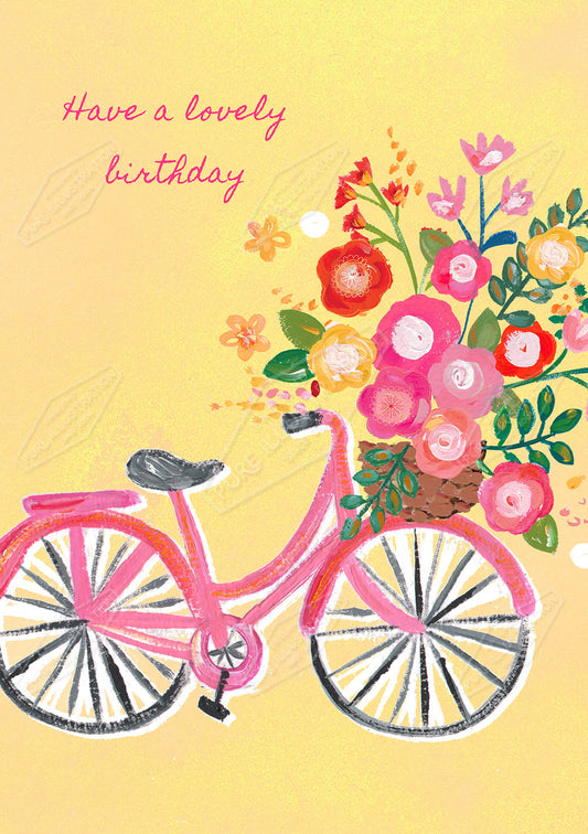 00033182KSP- Kerry Spurling is represented by Pure Art Licensing Agency - Birthday Greeting Card Design