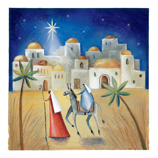 00033422DEV - Deva Evans is represented by Pure Art Licensing Agency - Christmas Greeting Card Design