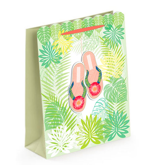 Flip Flop Beach Gift Bag Design by Amanda McDonough for Pure Art Licensing Agency - Surface Design Studio
