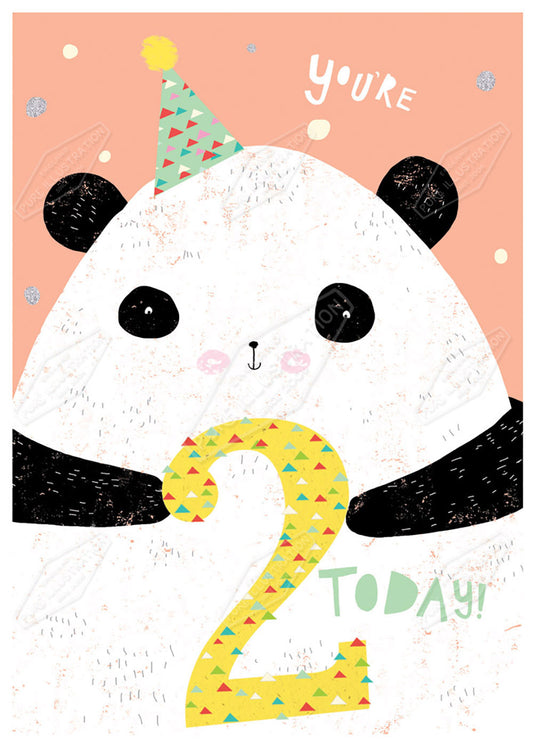Panda Age Greeting Card by Cory Reid for Pure Art Licensing Agency & Surface Design Studio