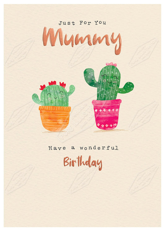 Mother's Birthday Greeting Card Design Illustration by Cory Reid for Pure Art Licensing Agency & Surface Design Studio