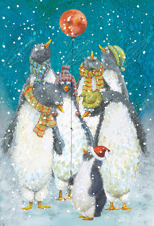 00034006JPA- Jan Pashley is represented by Pure Art Licensing Agency - Christmas Greeting Card Design