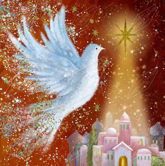 00034121JPA- Jan Pashley is represented by Pure Art Licensing Agency - Christmas Greeting Card Design