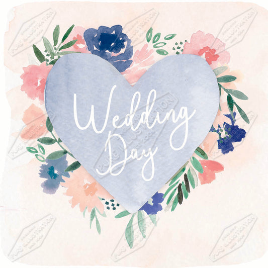 00034565SLAa- Sarah Lake is represented by Pure Art Licensing Agency - Wedding Greeting Card Design