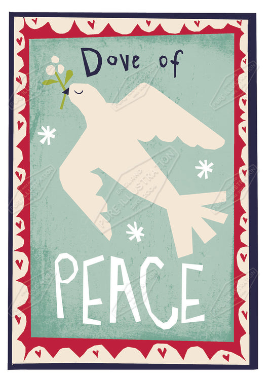 00034646DEV - Deva Evans is represented by Pure Art Licensing Agency - Christmas Greeting Card Design