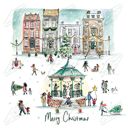 00034657DEV - Deva Evans is represented by Pure Art Licensing Agency - Christmas Greeting Card Design