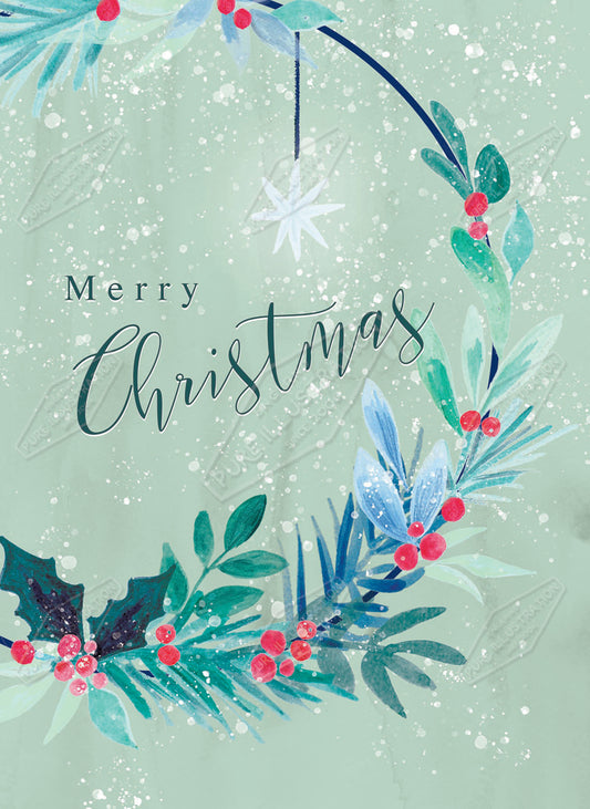 00034698SLA- Sarah Lake is represented by Pure Art Licensing Agency - Christmas Greeting Card Design