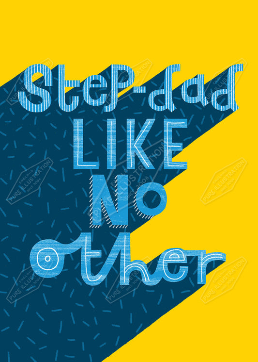Stepdad Father's Day Greeting Card Design by Leah Brideaux for Pure Art Licensing Agency