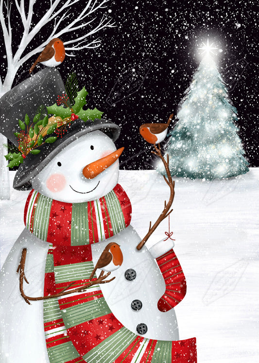 00034961AAIa- Anna Aitken is represented by Pure Art Licensing Agency - Christmas Greeting Card Design