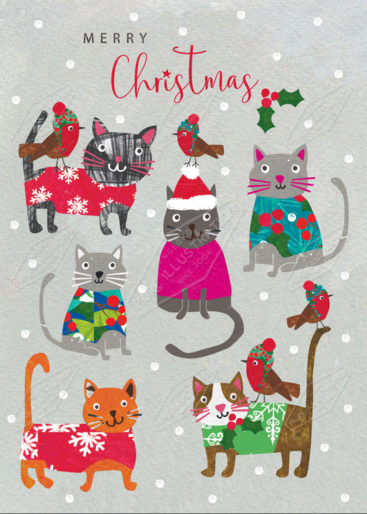 00035075IMC- Isla McDonald is represented by Pure Art Licensing Agency - Christmas Greeting Card Design
