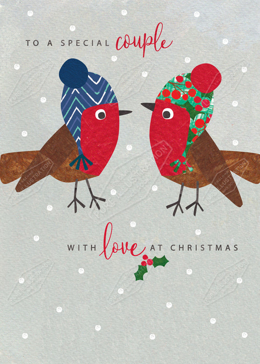 00035082IMC- Isla McDonald is represented by Pure Art Licensing Agency - Christmas Greeting Card Design