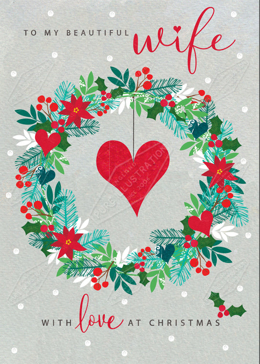 00035084IMC- Isla McDonald is represented by Pure Art Licensing Agency - Christmas Greeting Card Design