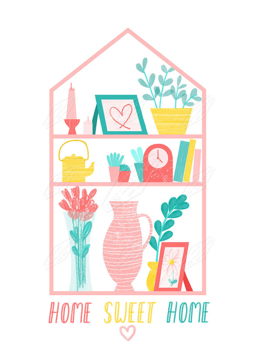 New Home Greeting Card Design - Leah Brideaux is represented by Pure Art Licensing Agency 00035206LBR
