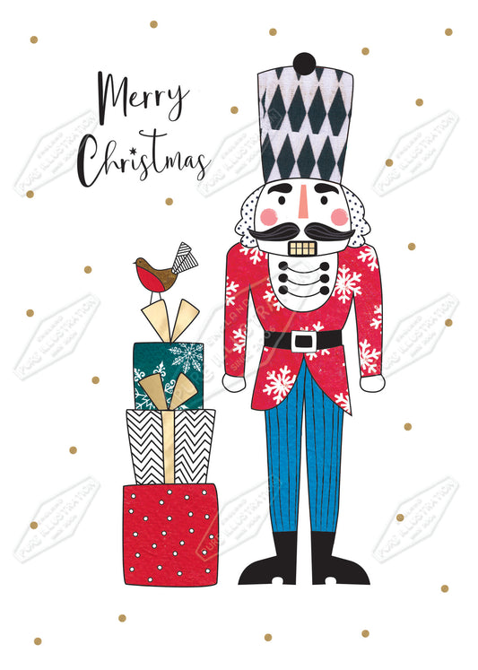 00035424IMC- Isla McDonald is represented by Pure Art Licensing Agency - Christmas Greeting Card Design