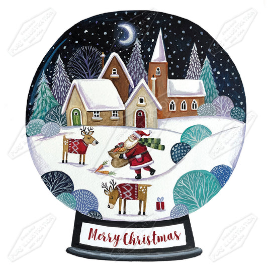00035440DEV - Deva Evans is represented by Pure Art Licensing Agency - Christmas Greeting Card Design
