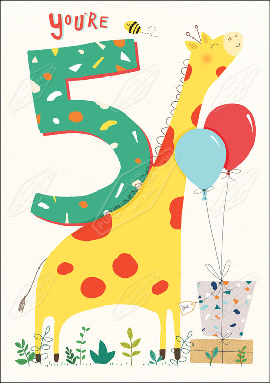 00035448CRE- Cory Reid is represented by Pure Art Licensing Agency - Birthday Greeting Card Design