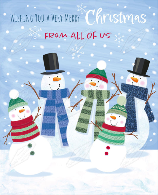 00035489SPI- Sarah Pitt is represented by Pure Art Licensing Agency - Christmas Greeting Card Design