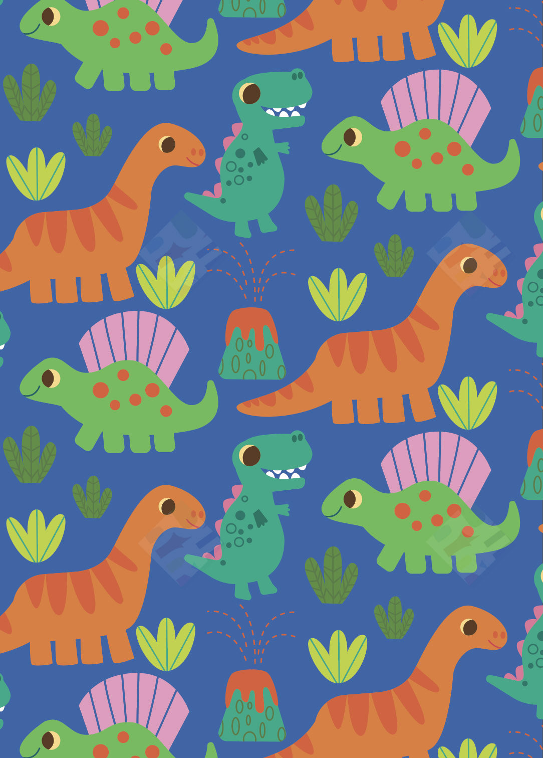 Pure Art Licensing Agency Dianosaur Pattern by Fhiona Galloway