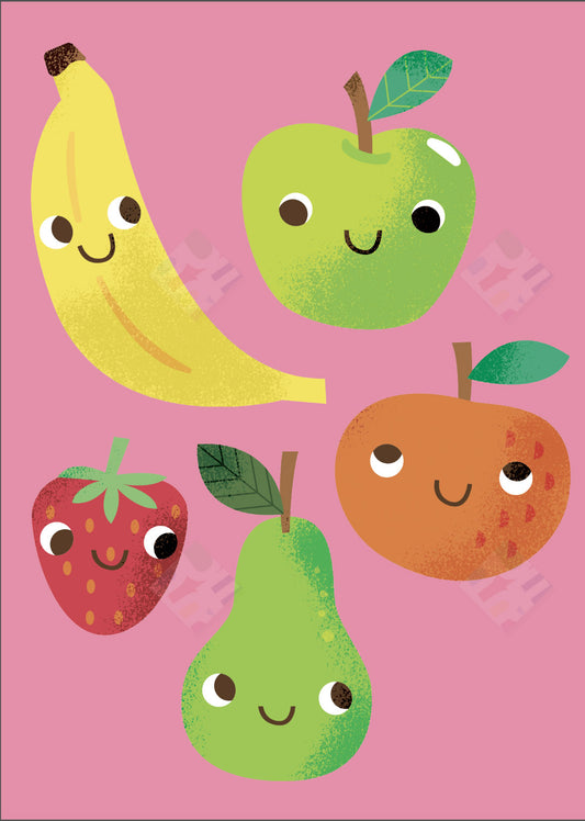 Friendly Fruit design by Fhiona Gallway - Pure Art Licensing Agents International