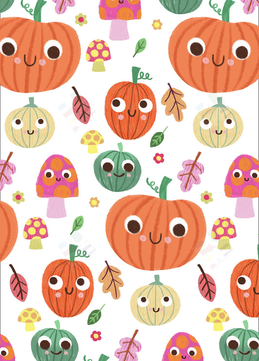 Autumn / Halloween Pattern by Fhiona Galloway - Pure art Licensing Agency
