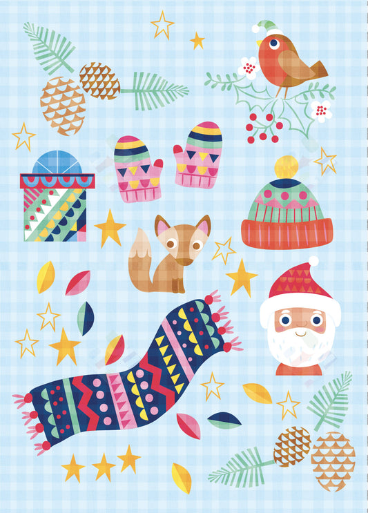 Christmas Icons and Pattern by Fhiona Galloway for Pure Art Licensing