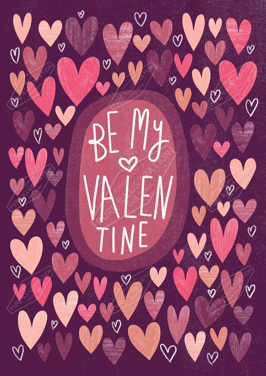 00035651LBR- Leah Brideaux is represented by Pure Art Licensing Agency - Valentine's Day Greeting Card Design