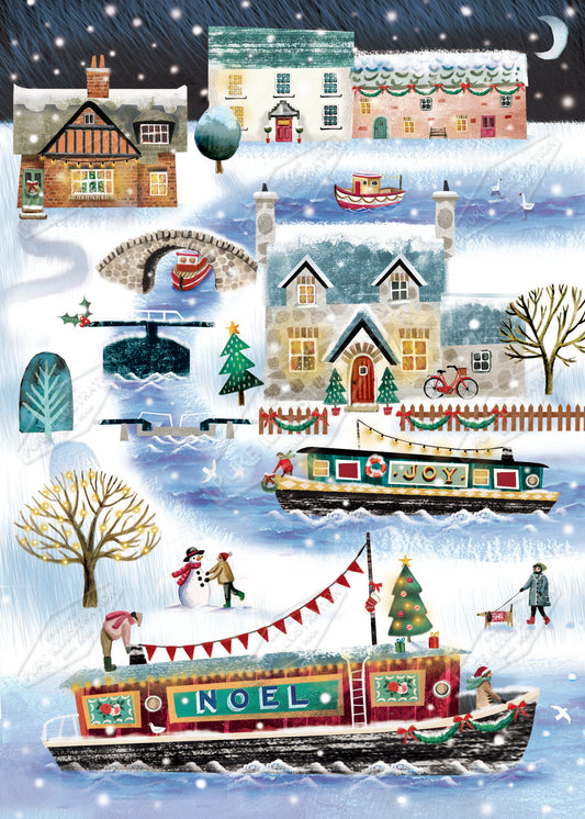00035692DEV - Deva Evans is represented by Pure Art Licensing Agency - Christmas Greeting Card Design