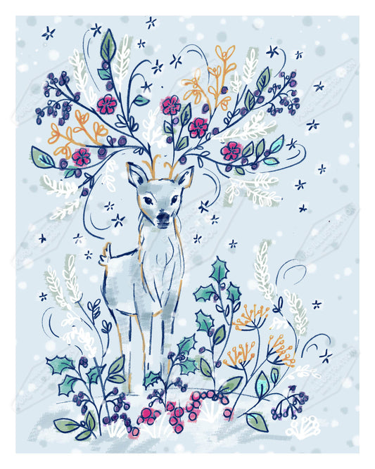 00035694AMA - Ally Marie is represented by Pure Art Licensing Agency - Christmas Greeting Card Design