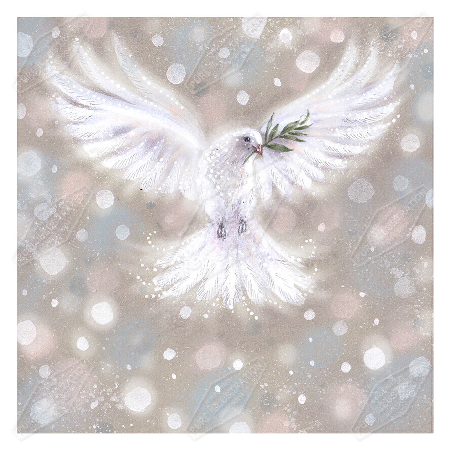 00035699AMA - Ally Marie is represented by Pure Art Licensing Agency - Christmas Greeting Card Design