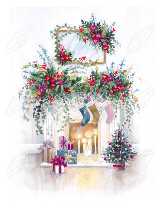 00035700AMA - Ally Marie is represented by Pure Art Licensing Agency - Christmas Greeting Card Design